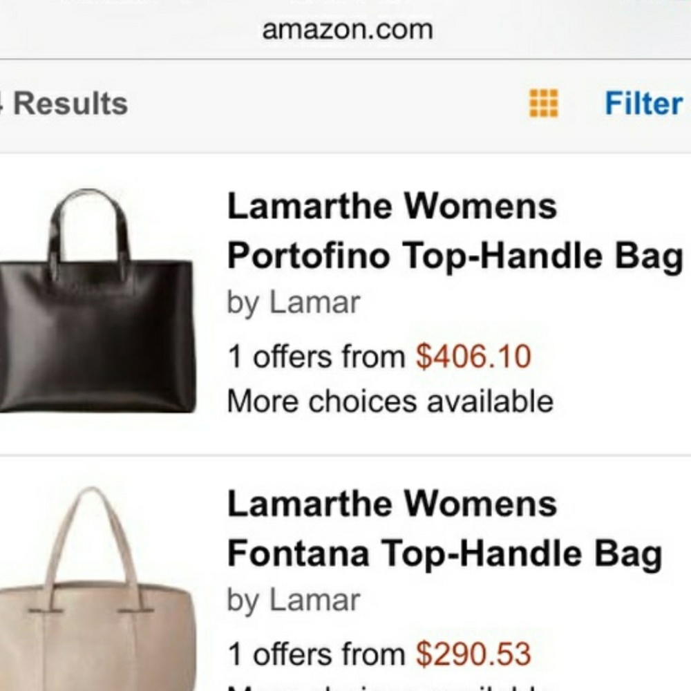Lamarthe portofino designer top handle bag - Picture 2 of 9